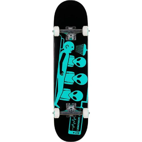 Alien Workshop Abduction Complete Skateboard Black/Teal 7.5"