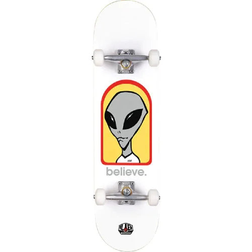 Alien Workshop Believe Complete Skateboard White 8.0"