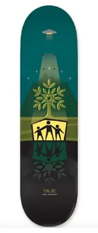 Alien Workshop Yaje Shelter Skateboard Deck - Green or Purple