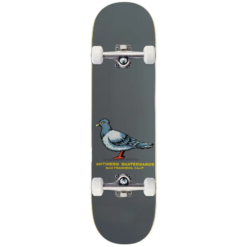 Anti-Hero Team Pigeon Skateboard Complete - Grey - 8.25"