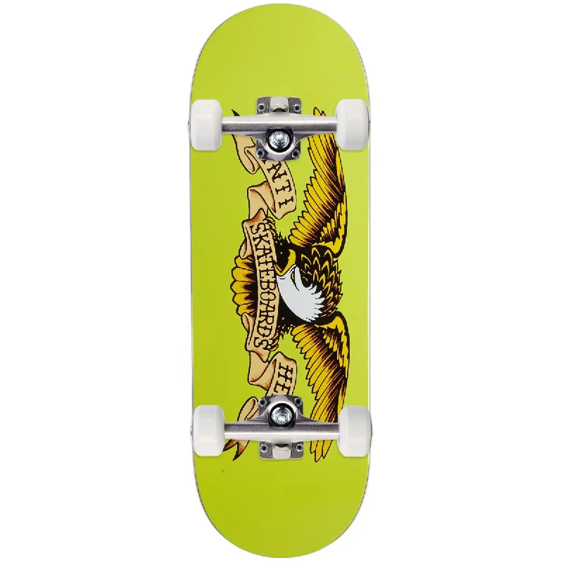 Anti-Hero Team Shaped Eagle Horse Pill Skateboard Complete - Yellow - 10.00"