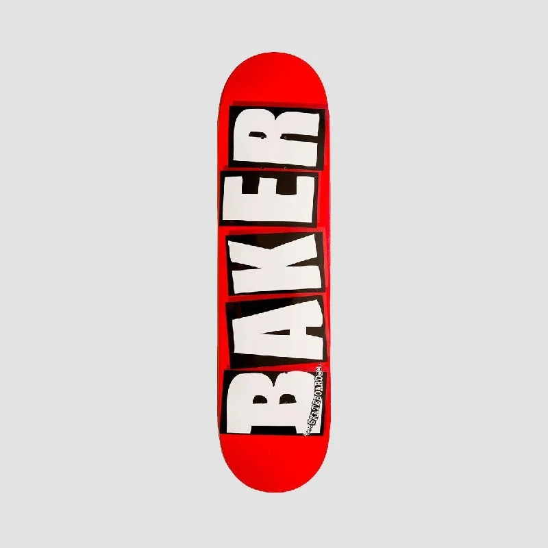 Baker Brand Logo Skateboard Deck Red/White - 8.5"