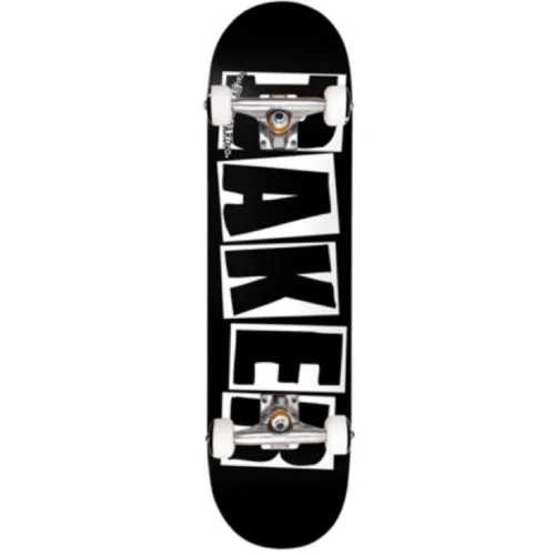 Baker Logo Complete Skateboard Black/Black 8.25"