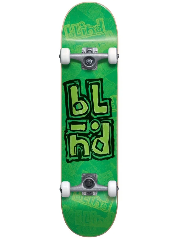 FP OG Stacked Stamp Green Complete Skateboard