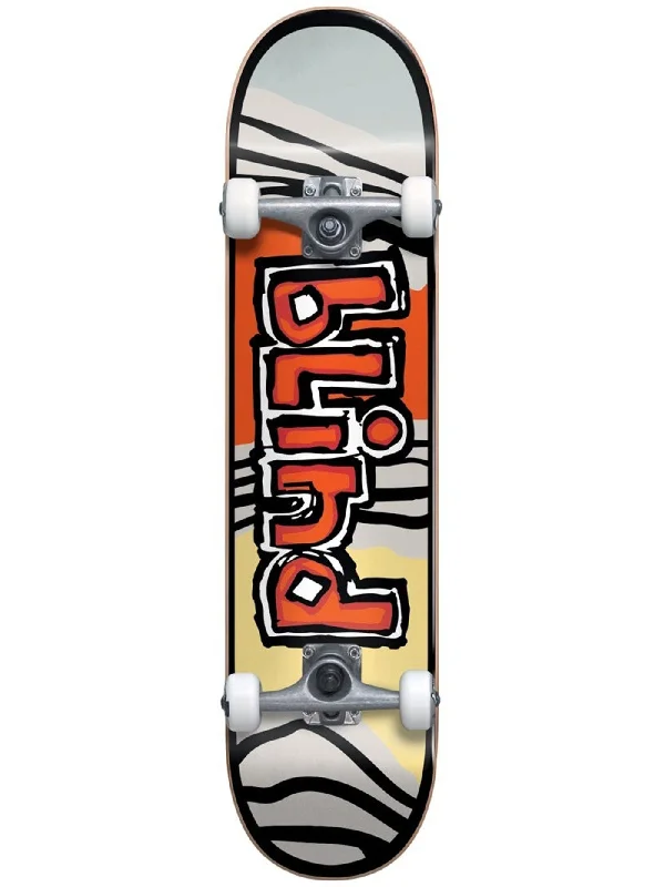 Og Tiger Stripe First Push 7.0 Complete Skateboard (Kids)