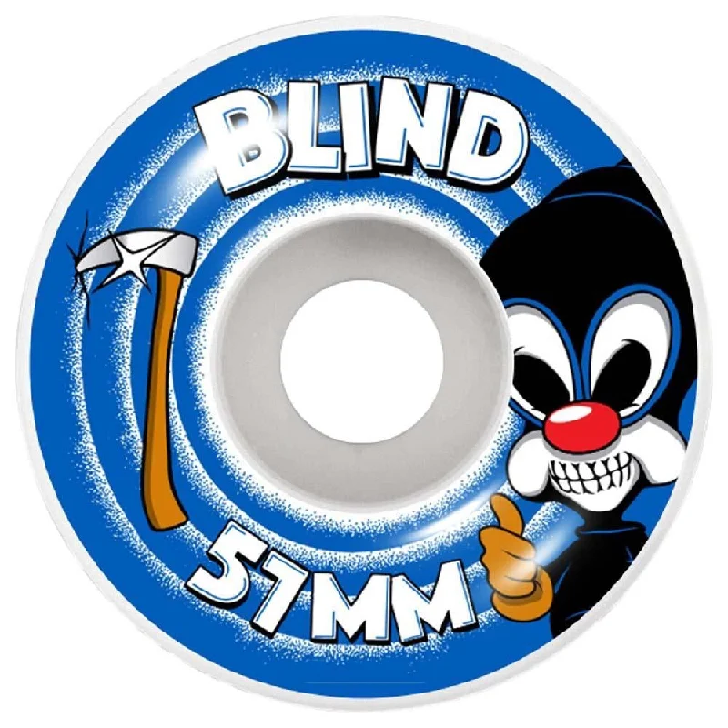 Blind Reaper Impersonator Skateboard Wheels 99a White Blue 51mm