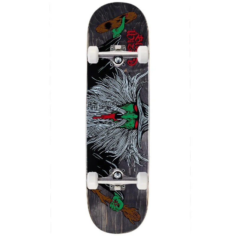 Blood Wizard Flying Wizard Blunt Skateboard Complete - Assorted Stains - 8.50"