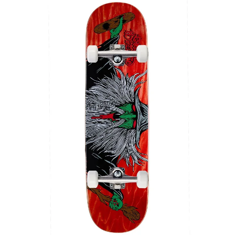 Blood Wizard Flying Wizard Blunt Skateboard Complete - Assorted Stains - 8.625"