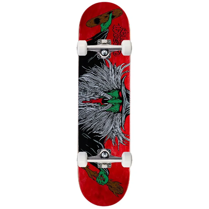 Blood Wizard Flying Wizard Skateboard Complete - Assorted Stains - 8.00"