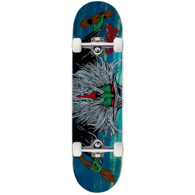 Blood Wizard Flying Wizard Skateboard Complete - Assorted Stains - 8.375"