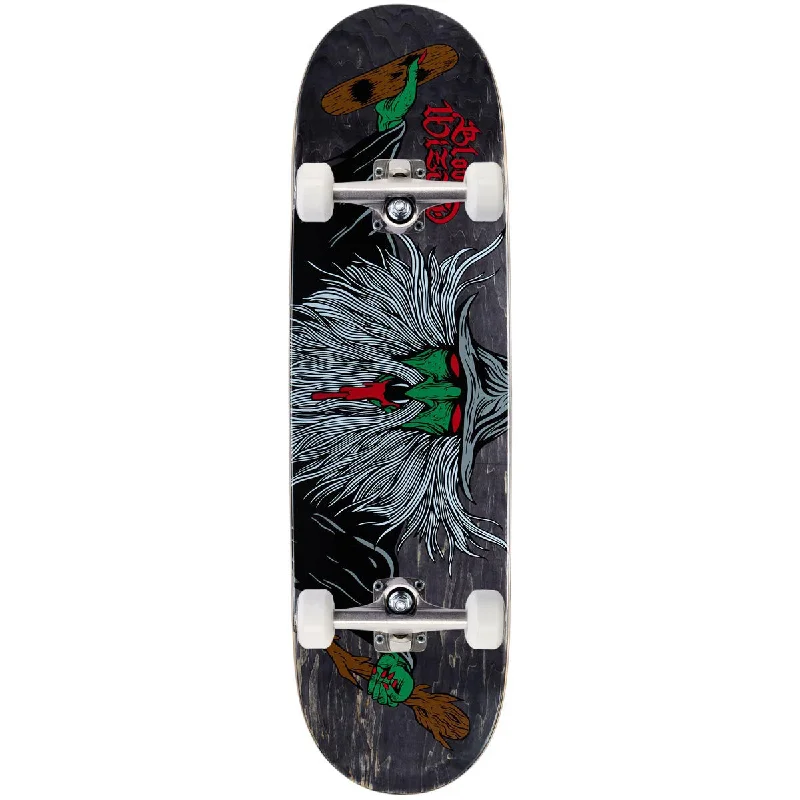 Blood Wizard Flying Wizard Skateboard Complete - Assorted Stains - 9.00"