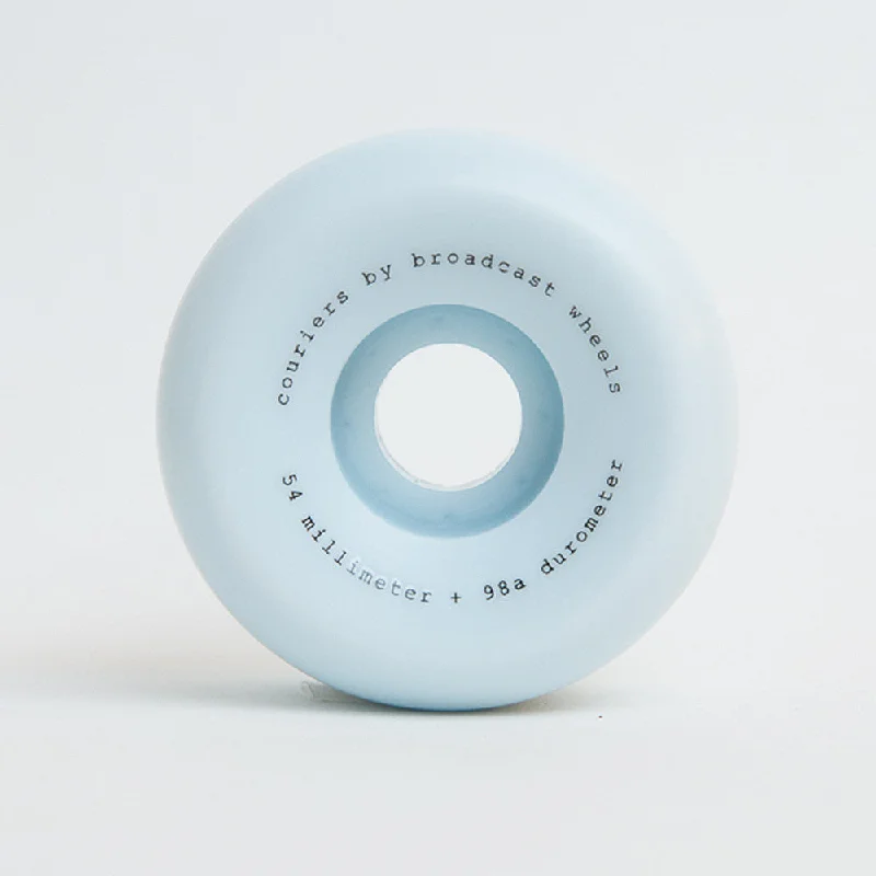 Broadcast Wheels 54mm Couriers Wheels - 98A Blue