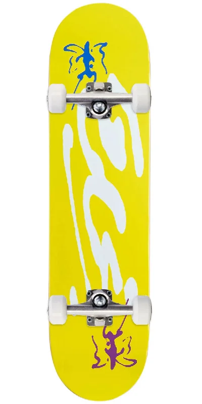 CCS Ink Blot Logo Skateboard Complete - Yellow