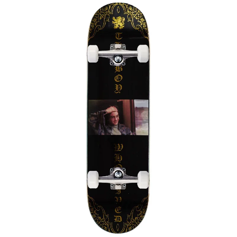 Color Bars x Harry Potter Boy Who Lived Skateboard Complete - Black/Gold Foil - 8.38"