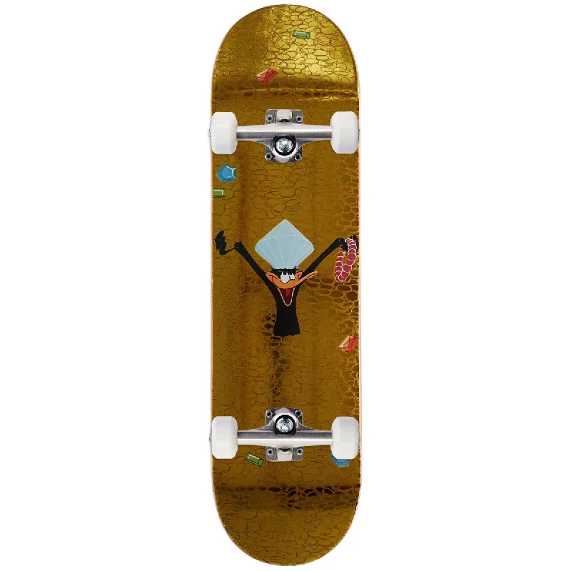 Color Bars x Looney Tunes Riches Skateboard Complete - Gold Foil - 8.25"