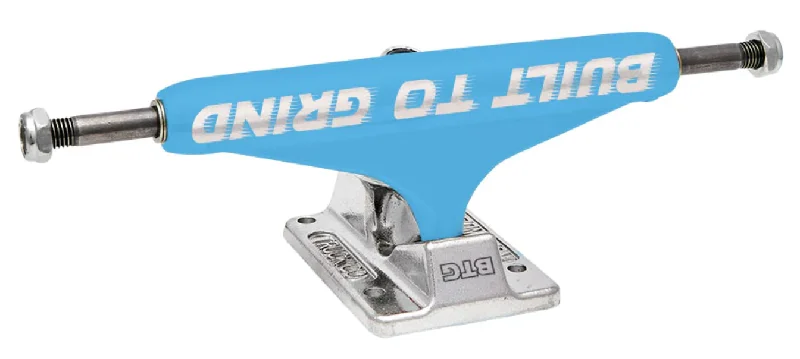 Independent Stage 11 BTG Speed Blue Silver Standard Skateboard Trucks (2)