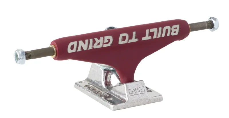 Independent Stage 11 BTG Speed Burgundy Silver Standard Skateboard Trucks (2)