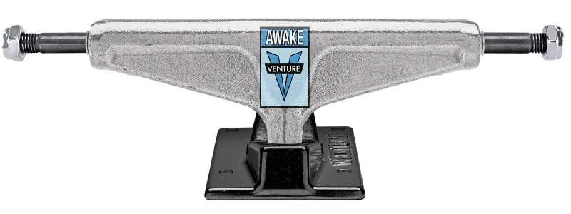 Venture V Light Awake Polished Blue Black Skateboard Trucks (2)