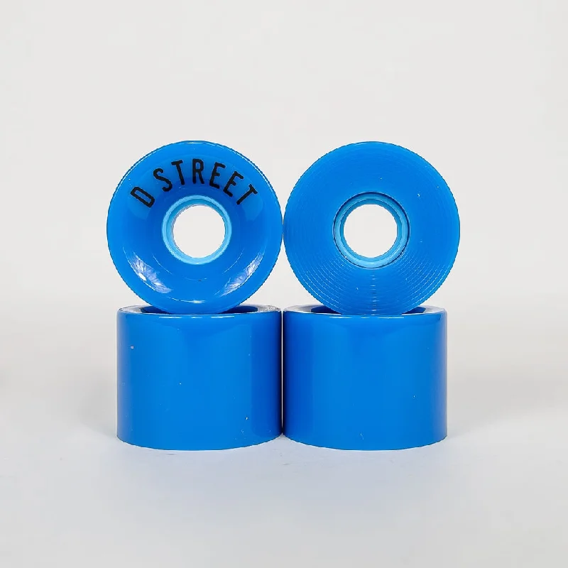 D-Street - 59mm (78a) 59 Cent Skateboard Wheels - Blue