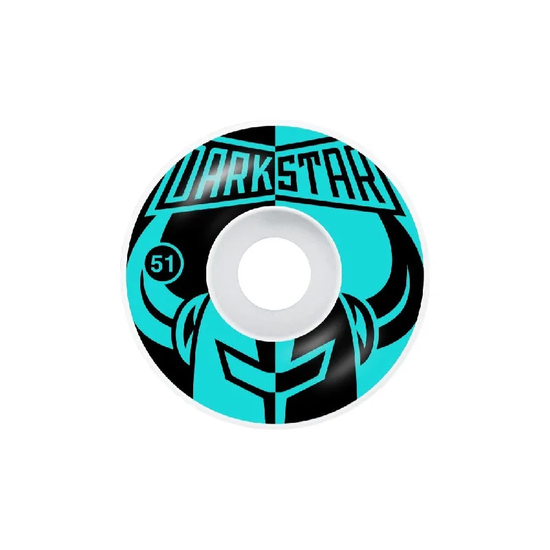 Darkstar Wheels Divide Black/Aqua 51mm Wheels