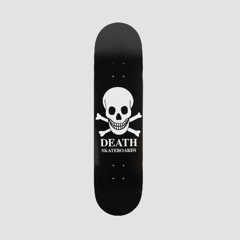 Death OG Skull Skateboard Deck Black - 8.375"