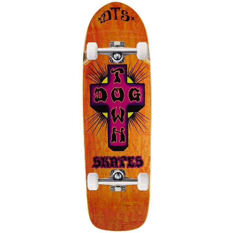 Dogtown Bigger Boy Skateboard Complete - Orange Stain - 9.523"