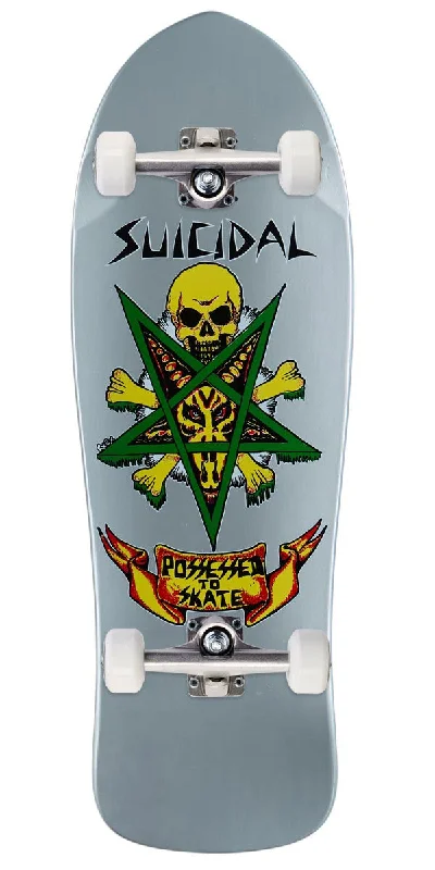 Dogtown Possessed To Skate Reissue Skateboard Complete - Silver Full Dip - 10.125"