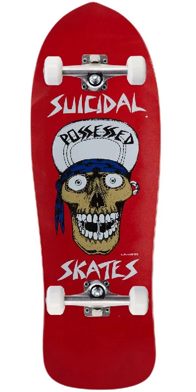 Dogtown Punk Skull Reissue Skateboard Complete - Red Flake Full Dip - 10.125"