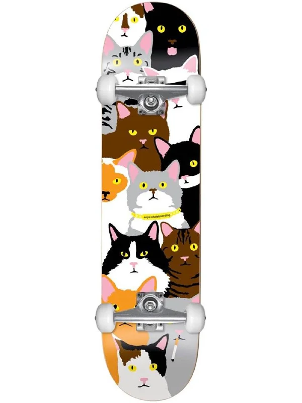 Cat Collage First Push 7.0 Complete Skateboard (Youth)