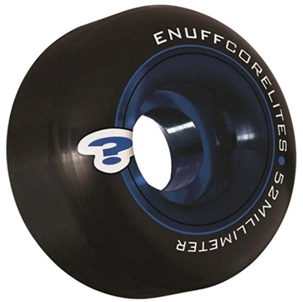 Enuff Corelites Skateboard Wheels Black Blue 52mm