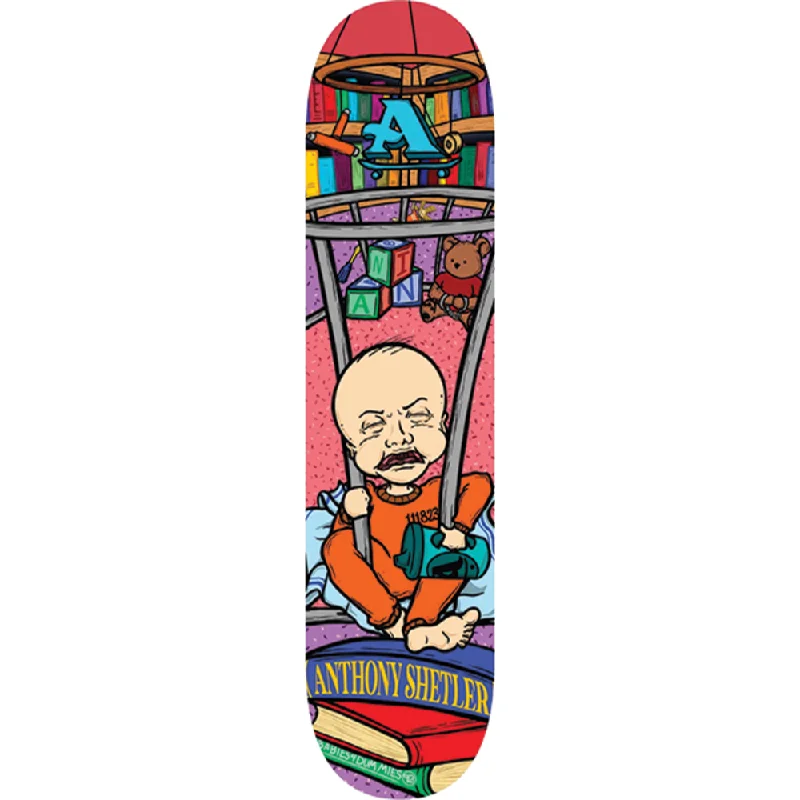 All I Need Shetler Baby Jail Skateboard Deck -8.1 DECK ONLY