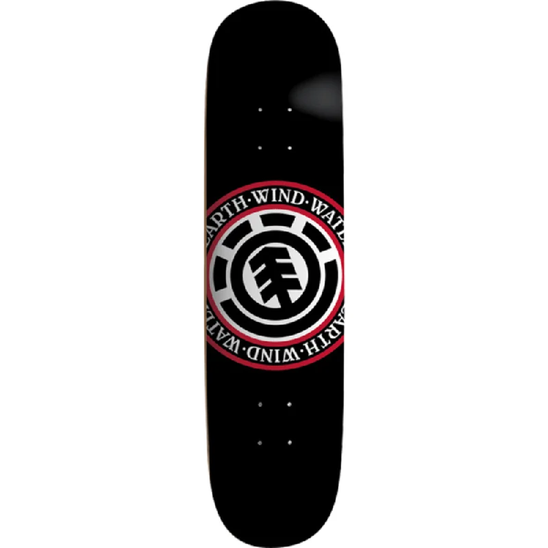 Element Seal Skateboard Deck -8.0 Black DECK ONLY