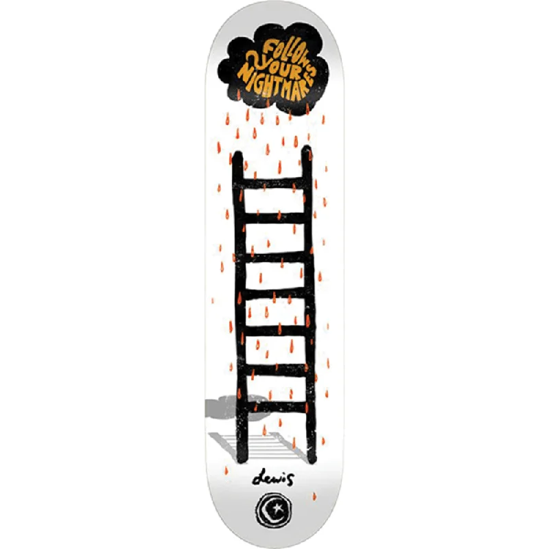 Foundation Lewis Nightmares Skateboard Deck -8.25 DECK ONLY