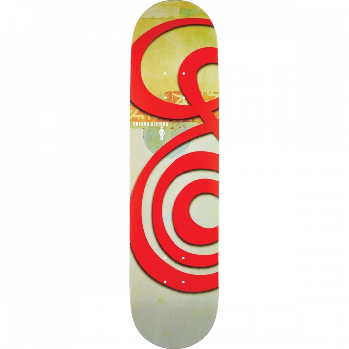 Girl Geering Jenkins 30 Swirls Skateboard Deck -8.0 DECK ONLY