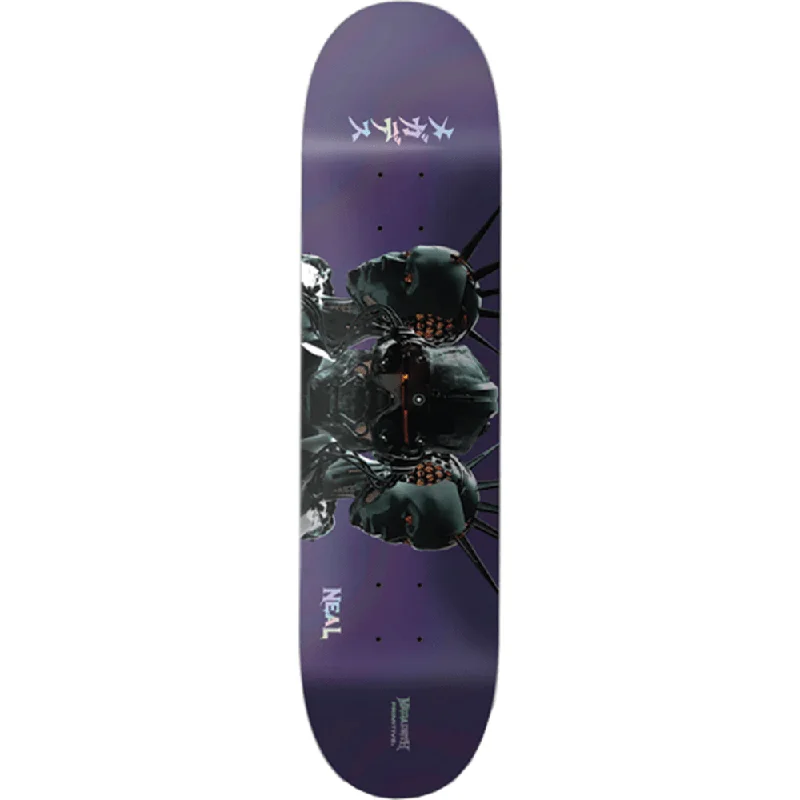 Primitive Neal Threat Skateboard Deck -8.38 Purple DECK ONLY