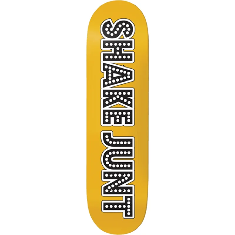 Shake Junt Stretch Skateboard Deck -8.5 Yellow DECK ONLY