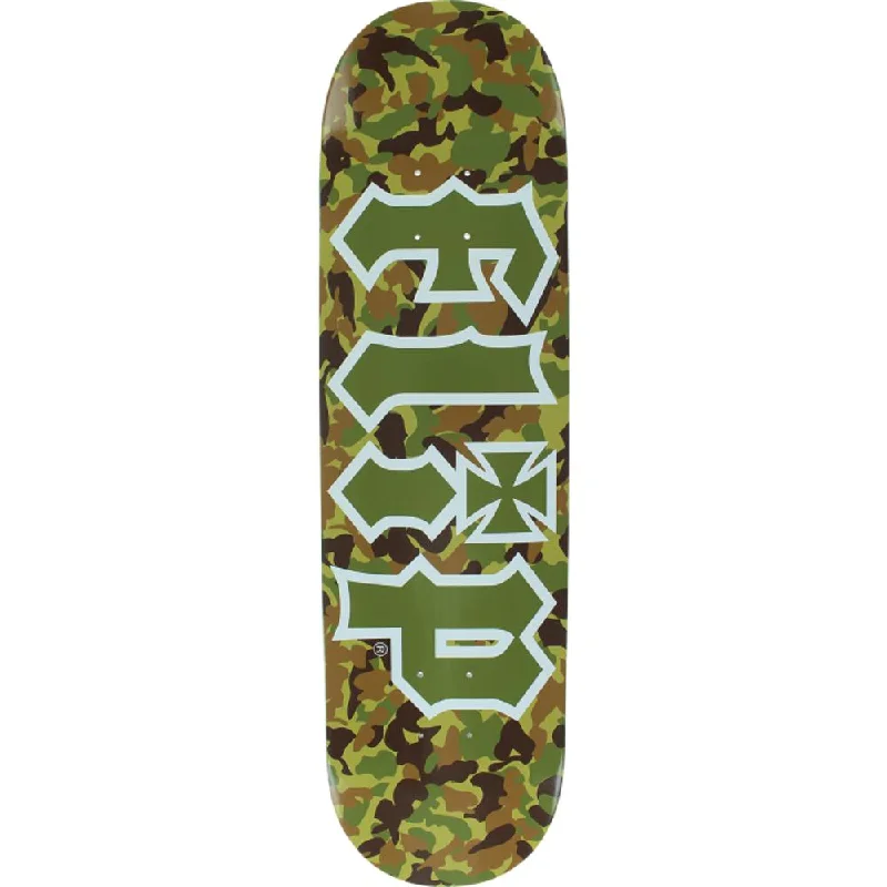 Flip Combat 8.25" Green Skateboard Deck