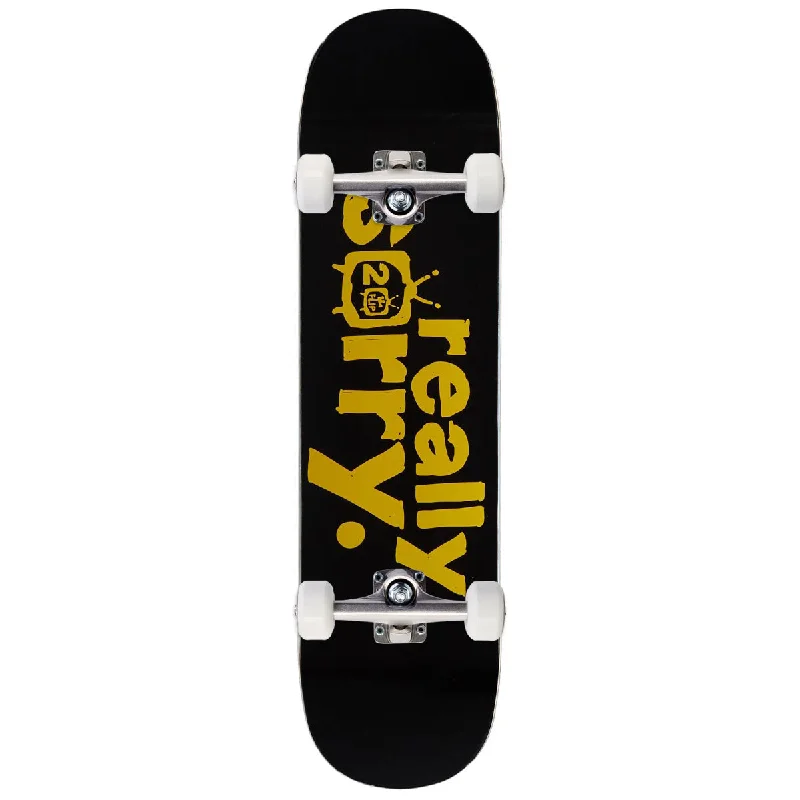 Flip Scribble Logo Skateboard Complete - Black - 8.00"