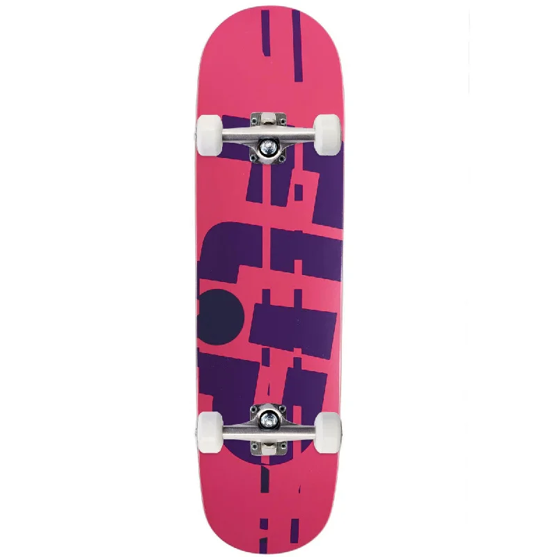 Flip Team Glitch Skateboard Complete - Pink - 8.25"