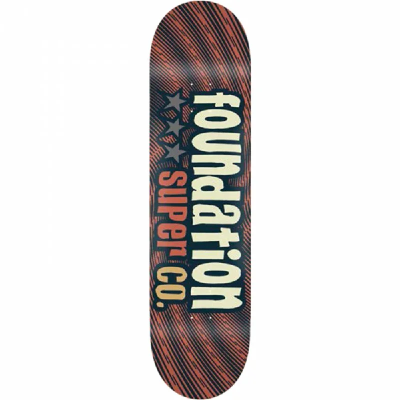 Foundation 3 Star 8.13" Tan Skateboard Deck