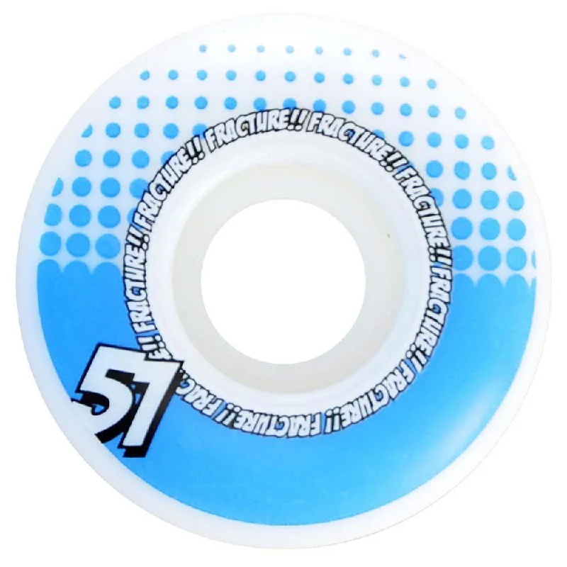 Fracture Skateboards Drops Skateboard Wheels Blue 51mm