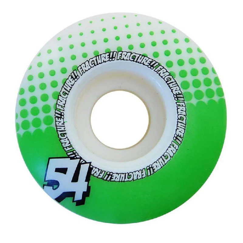 Fracture Skateboards Drops Skateboard Wheels Green 54mm