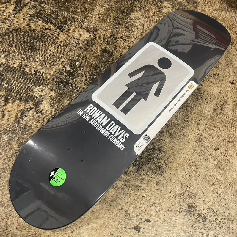 GIRL DAVIS OG BLACK WHITE DECK 8.5