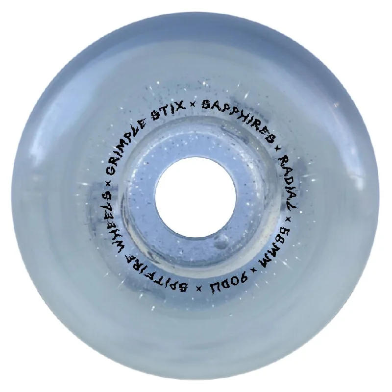 Grimple X Sapphire 90D (Clear/Silver Dust) | 56mm