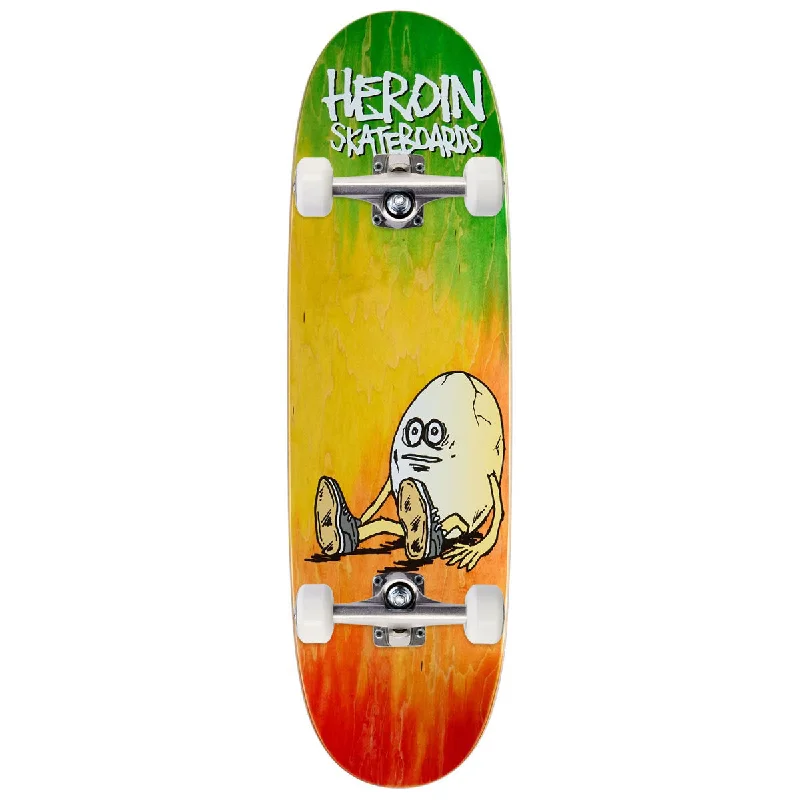 Heroin Rainbow Egg Skateboard Complete - 9.125"