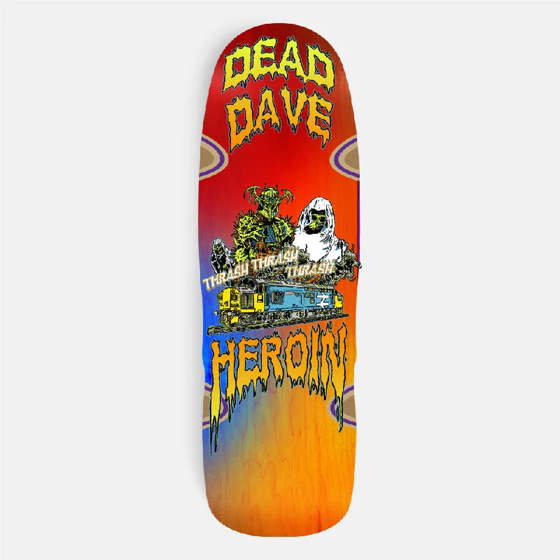 Heroin Skateboards - 10.1" Dead Dave Ghost Train Skateboard Deck