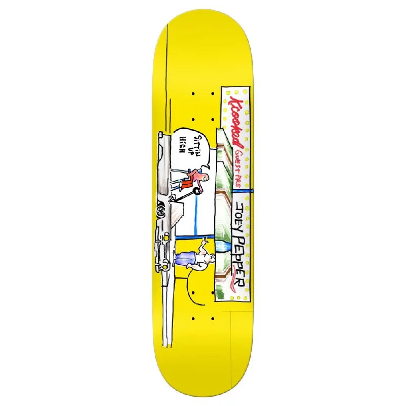 Krooked Guest Joey Pepper Guest Pro Skateboard Deck - 8.25"