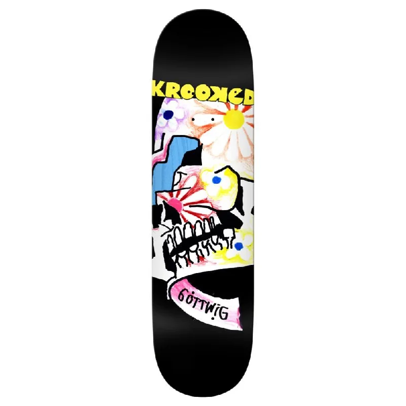 Krooked Pro Gottwig Old Bloom Skateboard Deck - 8.25"