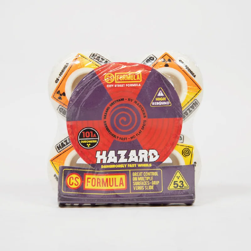 Madness Skateboards - Hazard 53mm 101a Bio Classic Radial City Street Formula Wheels