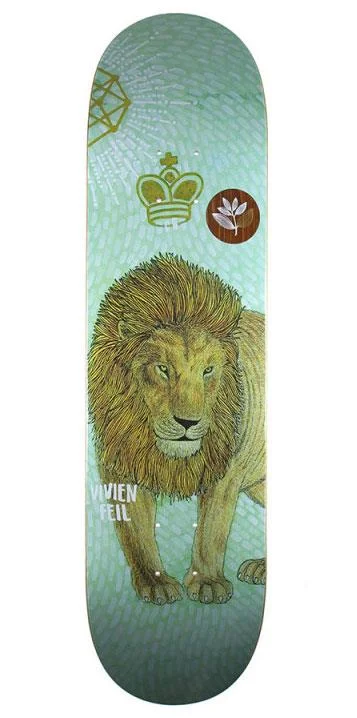 Magenta Vivien Feil Zoo Series Board Skateboard Deck - 8.25"